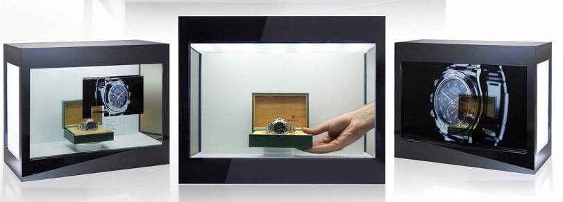 Transparente Displaysysteme